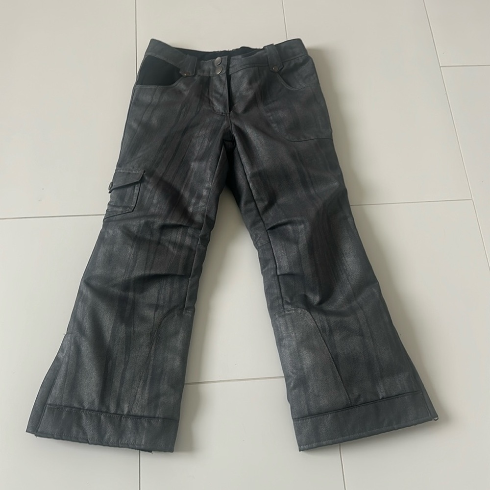 Obermeyer gray snow ski pants insulated Small (8)